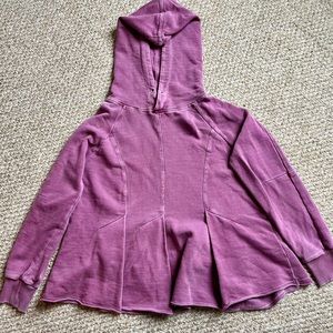 Anthropologie Pilcro and The Letterpress Flynn Hoodie Purple Women's X-Small